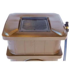 FCMP Outdoor WG4000 45 Gallon Wood Grain Outdoor Home Rain Water Catcher Barrel Flat Back Container With Spigots And Mesh Screen, Brown 9 FCMP Outdoor WG4000 45 Gallon Wood Grain Outdoor Home Rain Water Catcher Barrel Flat Back Container With Spigots And Mesh Screen, Brown -OUTSUNNY Sale Store GUEST 51611b22 8927 4cc9 b8c7 807d2d4696b6