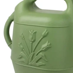 Union Products 63066 2 Gallon Plastic Indoor/Outdoor Watering Can W/ Tulip Design For Garden, Potted Plants, & Patio Pots, Sage Green Color, 2 Pack -OUTSUNNY Sale Store GUEST 5250b1f2 929e 4c93 90d2 247fe6df5065 1