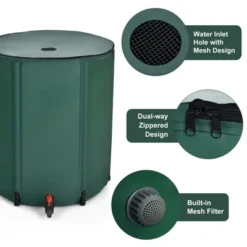 Costway 53 Gallon Portable Rain Barrel Water Collector Collapsible Tank W/Spigot Filter 15 Costway 53 Gallon Portable Rain Barrel Water Collector Collapsible Tank W/Spigot Filter -OUTSUNNY Sale Store GUEST 52df2622 767a 4fbf 912f 188f24977401