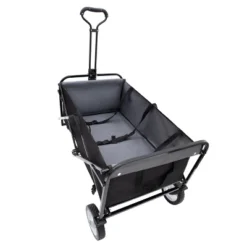 Collapsible Foldable Wagon Cart With Strapping System Beach Wagon Utility Cart Utility Wagon Grocery Car Black 11 Collapsible Foldable Wagon Cart With Strapping System Beach Wagon Utility Cart Utility Wagon Grocery Car Black -OUTSUNNY Sale Store GUEST 556cc607 94c1 4798 8360 112d6c4ac569