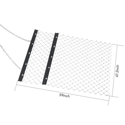 4' X 5' ATV Chain Harrow UTV Drag Grader Tractor Attachments For Farm And Garden Lawn 4 4' X 5' ATV Chain Harrow UTV Drag Grader Tractor Attachments For Farm And Garden Lawn - Image 4