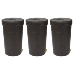 Good Ideas Aspen 50 Gallon Capacity Rain Barrel Water Storage Collector Saver With Brass Spigot And Removable Lid, Oak Brown (3 Pack) 7 Good Ideas Aspen 50 Gallon Capacity Rain Barrel Water Storage Collector Saver With Brass Spigot And Removable Lid, Oak Brown (3 Pack) -OUTSUNNY Sale Store GUEST 572ba2b1 38c6 47ed 9d50 ada6201a1725