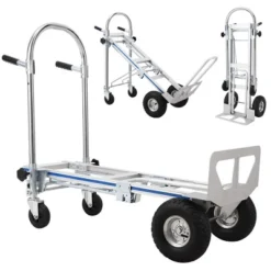 Folding Hand Truck,3-in-1 Aluminum Dolly Cart With Wheels,770 LBS Capacity Heavy Duty Hand Trucks For Transport And Moving -OUTSUNNY Sale Store GUEST 5cf76ff4 63c2 4278 b9f4 832bb811c4eb