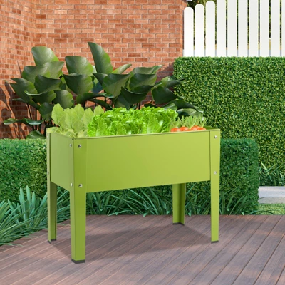 Tangkula Outdoor Elevated Garden Plant Stand Raised Garden Bed With Legs For Indoor And Outdoor Use 25" X13" X 18.0" 2 Tangkula Outdoor Elevated Garden Plant Stand Raised Garden Bed With Legs For Indoor And Outdoor Use 25" X13" X 18.0" - Image 2