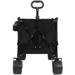 Foldable Wagon With Extended Tailgate, Extra Long Extender Wagon Cart,Beach Wagon Cart Heavy Duty 480LBS With Large All-Terrain Beach Wheels -OUTSUNNY Sale Store GUEST 5e18fa7f 862e 4d68 b9d7 8cf439c949ea