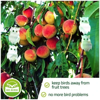 De-Bird Reflective Bird Repellent Scare Owl, Easy To Install Decorative Reflective Bird Deterrents For Outside, 8-Pack 2 De-Bird Reflective Bird Repellent Scare Owl, Easy To Install Decorative Reflective Bird Deterrents For Outside, 8-Pack - Image 2