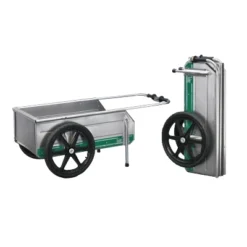 Tipke Manufacturing Company Foldit 2200 Do It All Portable Rust Resisting Aluminum Folding Utility Cart, 330 Lb Capacity, Green Stripe (2 Pack) -OUTSUNNY Sale Store GUEST 61cacd05 8160 438b ba31 5c68bf5665f6