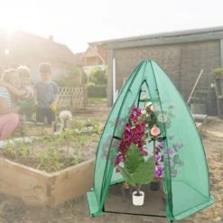 Portable Hexagonal Greenhouse For Outdoor Plants, Heavy Duty PE Cover, Zippered Door & Mesh Window, Plant Protection From Animals & Weather -OUTSUNNY Sale Store GUEST 623cd1c1 7d6d 4dc6 8a90 9fb5fe7094ae