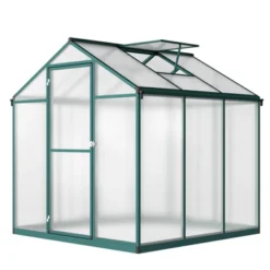 Heavy-Duty Greenhouse Aluminum Walk-In Greenhouse With Adjustable Ventilation And Lockable Door For Vegetables Herbs And Outdoor Plants Green -OUTSUNNY Sale Store GUEST 66064505 23f7 4b24 9ad0 f5a3b09f89a9