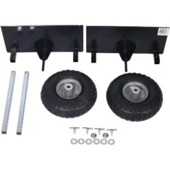 Heavy Duty Panel Dolly - With 10" Pneumatic Wheels, 600LBS Load Capacity, Auto Clamp Design, For Heavy Appliance & Material Handling -OUTSUNNY Sale Store GUEST 66b62351 9306 4b4b 9aa5 8c0df76a1198