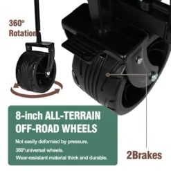 100L Collapsible Folding Beach Wagon Cart With 220Lbs Large Capacity, Wagons Carts Heavy Duty Foldable With Big Wheels For Sand, Garden, Camping 14 100L Collapsible Folding Beach Wagon Cart With 220Lbs Large Capacity, Wagons Carts Heavy Duty Foldable With Big Wheels For Sand, Garden, Camping -OUTSUNNY Sale Store GUEST 67556d37 906e 4430 84b5 94bbee13477f