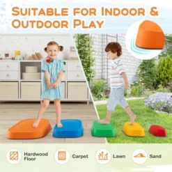 Costway 5 Pcs Balance Stepping Stones For Kids With Non-Slip Surface And Edging -OUTSUNNY Sale Store GUEST 691a92be d78c 47d8 814e 01f66e9f3820