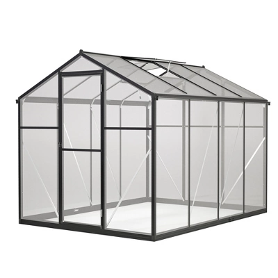 Greenhouse For Outdoors, Walk In Greenhouse With Lockable Door, Ventilation Window And Aluminum Frame For Backyard Balcony Garden Sunroom 10 Greenhouse For Outdoors, Walk In Greenhouse With Lockable Door, Ventilation Window And Aluminum Frame For Backyard Balcony Garden Sunroom - Image 10