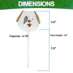 5 Star Super Deals Automatic Self Watering Glass Plant Puppy Dog Globes - Drip Irrigation Ideal For Vacation Plant Care, Indoor/Outdoor -OUTSUNNY Sale Store GUEST 6e03e756 ac77 4e29 99f2 d244aa06bfcf