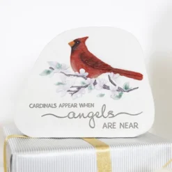 Pavilion Gift Company - Cardinals Appear - 5.5" Standing Memorial Stone - Stepping Stones And Pathways -OUTSUNNY Sale Store GUEST 703a4067 f667 4865 b0dd c29ca224cfa3