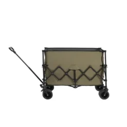 Beach Wagon,Collapsible Wagon 220lbs With Big Wheels Foldable Wagon Carts, Heavy Duty 300L Folding Utility Garden Cart Army Green -OUTSUNNY Sale Store GUEST 70982b33 8683 4897 a866 d18d85cdb0f4