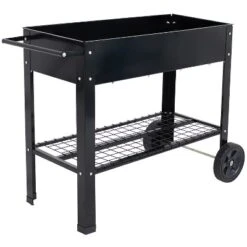 Sunnydaze Decor Sunnydaze Outdoor Galvanized Steel Raised Mobile Elevated Planter Cart With Handlebar And Wheels - 43" 16 Sunnydaze Decor Sunnydaze Outdoor Galvanized Steel Raised Mobile Elevated Planter Cart With Handlebar And Wheels - 43" -OUTSUNNY Sale Store GUEST 71a875e9 0ee0 44a6 8d71 bfb2ec6bf041