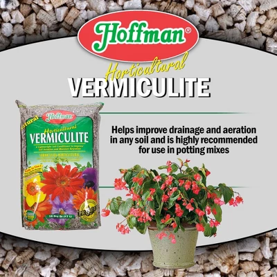 Hoffman Horticultural Vermiculite Lightweight Garden Soil Conditioner For Aeration And Moisture Retention 3 Hoffman Horticultural Vermiculite Lightweight Garden Soil Conditioner For Aeration And Moisture Retention - Image 3