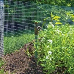 YardGard 4 X 5 Foot Heavy Duty Galvanized Steel 1/4 Inch Square Mesh Design Poultry Netting/Wire Garden Fencing Hardware Cloth, Silver -OUTSUNNY Sale Store GUEST 7797f0d6 d587 43c9 8182 deaeda4e0b7b