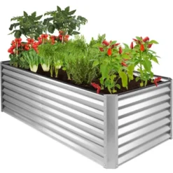Best Choice Products 6x3x2ft Outdoor Metal Raised Garden Bed, Planter Box For Vegetables, Flowers, Herbs -OUTSUNNY Sale Store GUEST 77f6a8c4 40d4 4da9 a9ba 71ed46971614