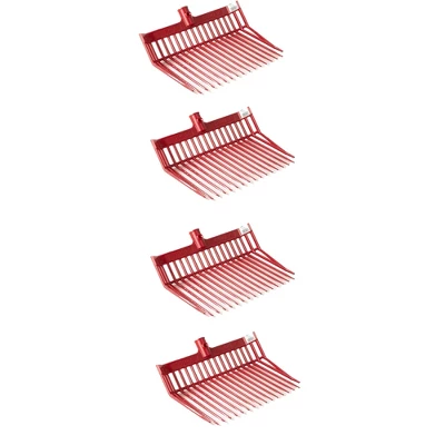 Little Giant PDF103RED 13 Inch DuraFork Polycarbonate Attachable Pitchfork Tool Replacement Head With Angled Tines, Red (4 Pack) 2 Little Giant PDF103RED 13 Inch DuraFork Polycarbonate Attachable Pitchfork Tool Replacement Head With Angled Tines, Red (4 Pack) - Image 2