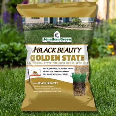 Jonathan Green Black Beauty Golden State California Cool Season Grass Seed, 1 Lb 2 Jonathan Green Black Beauty Golden State California Cool Season Grass Seed, 1 Lb - Image 2