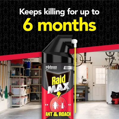 Raid Max Ant And Roach Killer Bug Spray - 14.5oz 2 Raid Max Ant And Roach Killer Bug Spray - 14.5oz - Image 2