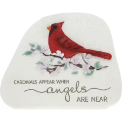 Pavilion Gift Company - Cardinals Appear - 5.5" Standing Memorial Stone - Stepping Stones And Pathways -OUTSUNNY Sale Store GUEST 805ae128 25ba 454e 927f 0ad1973945ab