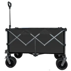 Folding Wagon, Heavy Duty Utility Beach Wagon Cart For Sand 16 Folding Wagon, Heavy Duty Utility Beach Wagon Cart For Sand -OUTSUNNY Sale Store GUEST 8094b21e 265d 491a b0fc be9400897f26
