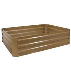 Sunnydaze Decor Sunnydaze Raised Corrugated Galvanized Steel Rectangle Garden Bed For Plants, Vegetables, And Flowers - 47" W X 11.75" H -OUTSUNNY Sale Store GUEST 814e6a2a 4c4c 4a0f a449 afd0a9a53256