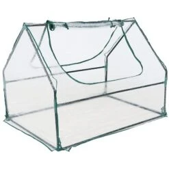 Sunnydaze Decor Sunnydaze Mini Greenhouse With 2 Zippered Side Doors - Clear -OUTSUNNY Sale Store GUEST 82a8260f 55c2 45ef aa03 6af85ea80e39