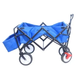 Folding Wagon Garden Shopping Beach Cart (Blue Colour) 12 Folding Wagon Garden Shopping Beach Cart (Blue Colour) -OUTSUNNY Sale Store GUEST 82aaeb7a 727f 461e ad04 bb2a46301893