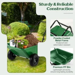 Tangkula Dual-Wheel Wheelbarrow W/ Pneumatic Tires 330 LBS Load Capacity 21 Gal Volume 15 Tangkula Dual-Wheel Wheelbarrow W/ Pneumatic Tires 330 LBS Load Capacity 21 Gal Volume -OUTSUNNY Sale Store GUEST 82e652c0 fec0 403b 886d 855bfc4a8b4a