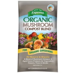 Espoma Organic All Natural & Organic Mushroom Compost Blend, 0.75 Cu Ft