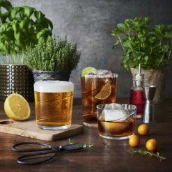 Bormioli Rocco Bodega Swirl Gin Fizz Glasses - Set Of 12, Spiral Design Tumblers With Secure Edge Reinforced Rims - Dishwasher Safe -OUTSUNNY Sale Store GUEST 88d6536c 2b08 4ee8 93e0 2a9d5fbfe191