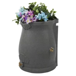 Good Ideas RWURN50-SAN 50 Gallon Rain Water Saver Wizard Barrel Urn -OUTSUNNY Sale Store GUEST 89664c48 af5a 418e 8b4b 40264d99e323