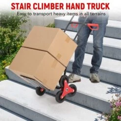 Stair Climbing Dolly, 330 Lbs Weight Capacity, Foldable Hand Truck With 6 Rubber Wheels -OUTSUNNY Sale Store GUEST 89dc33cd eeff 4cc5 8455 9cd4572ed98e