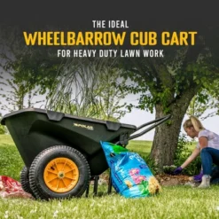 Polar Trailer Cub Cart, Heavy-Duty Utility Wheelbarrow Wagon With Durable Polyethylene Tub, 400 Lbs Capacity, All-Steel Frame, Easy Hauling, 15" Tires 8 Polar Trailer Cub Cart, Heavy-Duty Utility Wheelbarrow Wagon With Durable Polyethylene Tub, 400 Lbs Capacity, All-Steel Frame, Easy Hauling, 15" Tires -OUTSUNNY Sale Store GUEST 8e8d9cfb e4b5 45f6 a9ef 3c6209912cd7