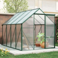 Chery Life Green-6 X 8 FT Outdoor Patio Greenhouse -OUTSUNNY Sale Store GUEST 93392623 54a7 4c51 9300 9b97920afc3d
