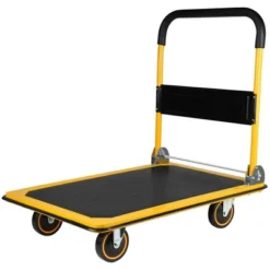 Platform Truck Dolly Large Foldable Moving Cart For Easy Mobile Storage, 360 Degree Swivel Wheels 660 Lbs Weight Capacity -OUTSUNNY Sale Store GUEST 9839af1c e873 418a ad1f a44872ce85cb