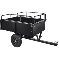 Acekool 750 Lbs Steel Dump Cart, 15 Cu.Ft Garden Utility Trailer With Dual Bearings, Pneumatic Tires, Hand Or Foot Dump For ATV, Tractor, Lawn Mower -OUTSUNNY Sale Store GUEST 98afc4ef de08 44e9 ab20 166420cdcabc