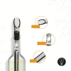 Cork Genius Wine Chiller And Aerator- Stainless-Steel Chill Rod For Quick, Ice-Free Wine Chilling Acrylic Non-Drip Pour Spout -OUTSUNNY Sale Store GUEST 9b9275d1 db0b 4c84 868b 2162737c04e2