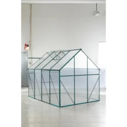 Chery Life Green-6 X 8 FT Outdoor Patio Greenhouse -OUTSUNNY Sale Store GUEST 9ca08efe 5b4f 4e4e ba64 83d473efe8a1