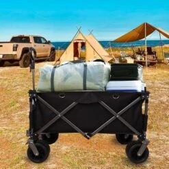 Folding Wagon, Heavy Duty Utility Beach Wagon Cart For Sand 15 Folding Wagon, Heavy Duty Utility Beach Wagon Cart For Sand -OUTSUNNY Sale Store GUEST 9d46f390 5894 416a b78a 8f28f880ace6