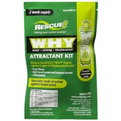 Rescue - WHY Trap Wasp, Hornet, Yellow Jacket Non-Toxic Attractant Refill [2 Week] (2 PACKS)