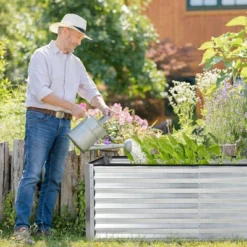 Costway Raised Garden Bed Large Metal Planter Box Kit For Vegetable Herb 6' X 3' X 2' -OUTSUNNY Sale Store GUEST a4bd98ab 1833 4887 9e52 eadac2728949