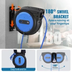 VEVOR Retractable Extension Cord Reel, 80 FT, Heavy Duty 12AWG/3C SJTOW Retractable Power Cord With Lighted Triple Tap Outlet, Black -OUTSUNNY Sale Store GUEST a4c4cab4 118e 48c6 ad45 982f31b54348