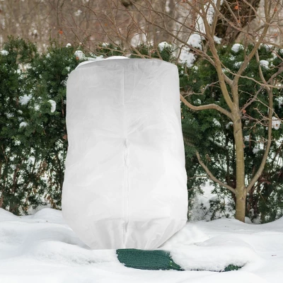 Unique Bargains Freeze Protection Plant Cover 39.37"x31.50" White 2 Unique Bargains Freeze Protection Plant Cover 39.37"x31.50" White - Image 2