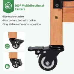 Yaheetech Outdoor Garden Potting Bench Table With Cabinet -OUTSUNNY Sale Store GUEST a7687592 356c 4694 a4b3 64188d837d1b