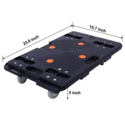 2 Pack Dolly Cart, Moving Dolly With Secure Interlocking System, 4 Swivel Casters, Lightweight Body, Carry Handle -OUTSUNNY Sale Store GUEST ab5d57fc 2cc2 4fd5 b4db 81c5ebb649d1